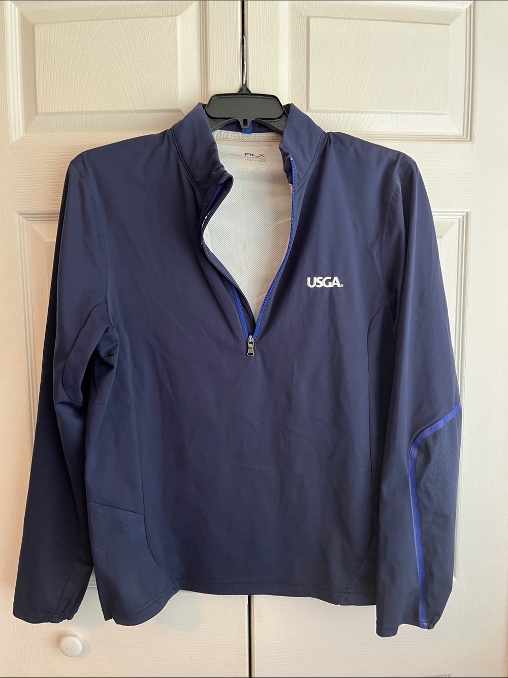 Ralph Lauren Navy Blue USGA Quarter-Zip Pullover
